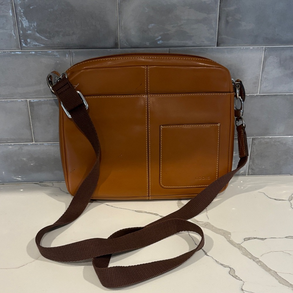 Brown Leather Crossbody Bag